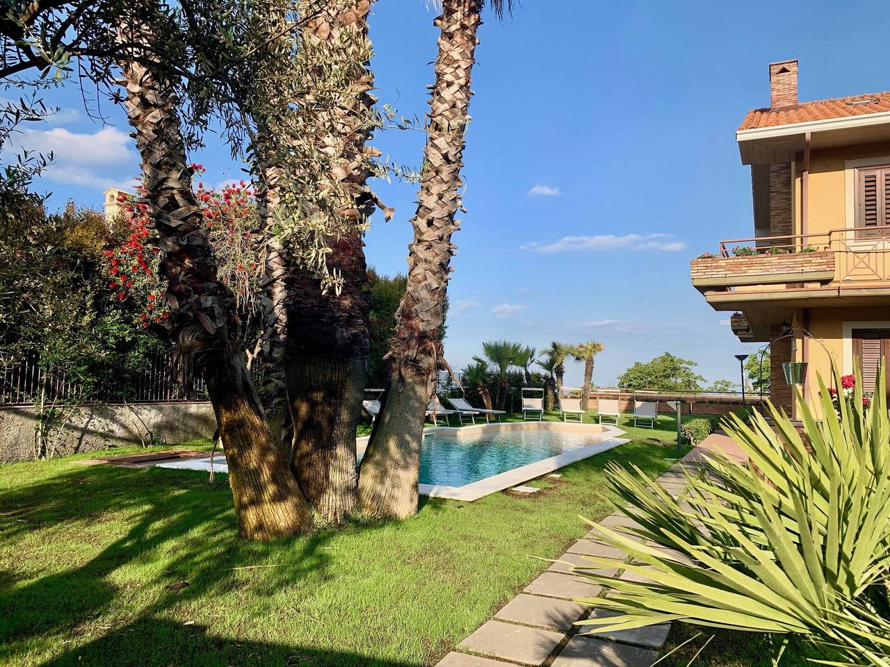 Villa Le Palme in Trecastagni, Etna
