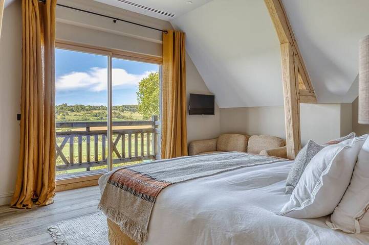 Location de vacances pour 16 personnes, avec sauna et jardin à Englesqueville-en-Auge - 3