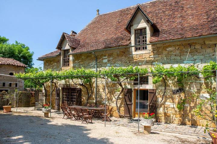 Maison de vacances pour 14 personnes, avec vue ainsi que jardin et piscine