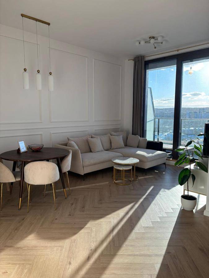 Lägenhet för 4 Personer, med utsikt och balkong i Gdańsk