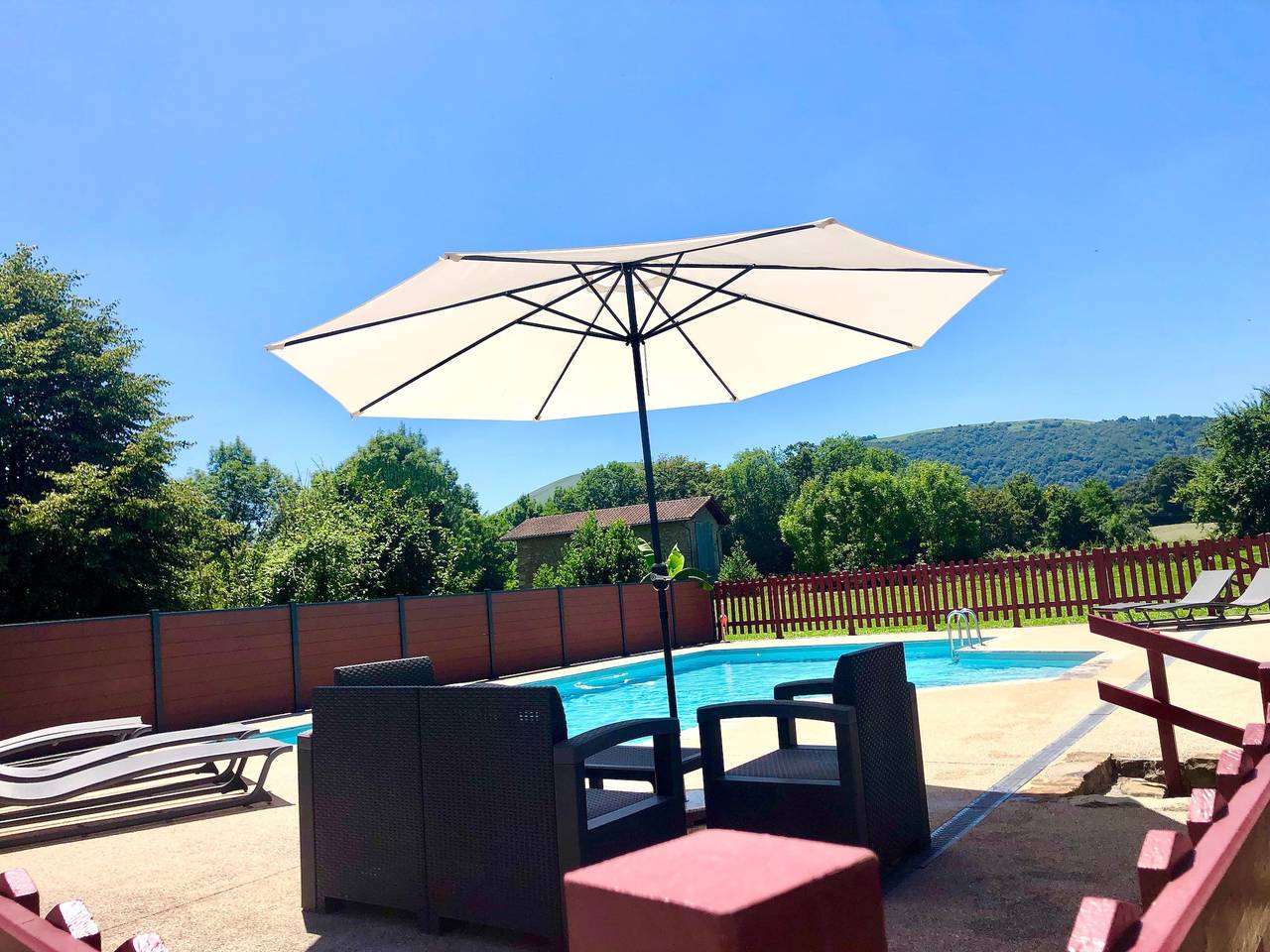 Holiday Home "Maison Elixondoa" with Mountain View, Wi-Fi in Pagolle, Bayonne region