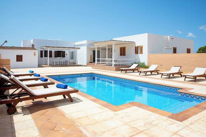 Ferienhaus für 6 Personen, mit Pool auf Formentera