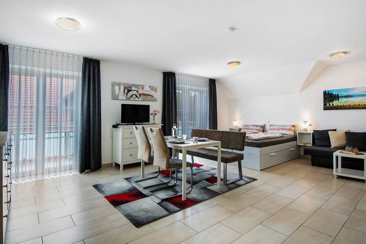Studio für 3 Personen, mit Balkon