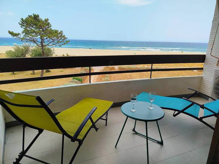 Gîte pour 6 personnes, avec terrasse et vue dans Plage Nord (Saint-Cyprien)
