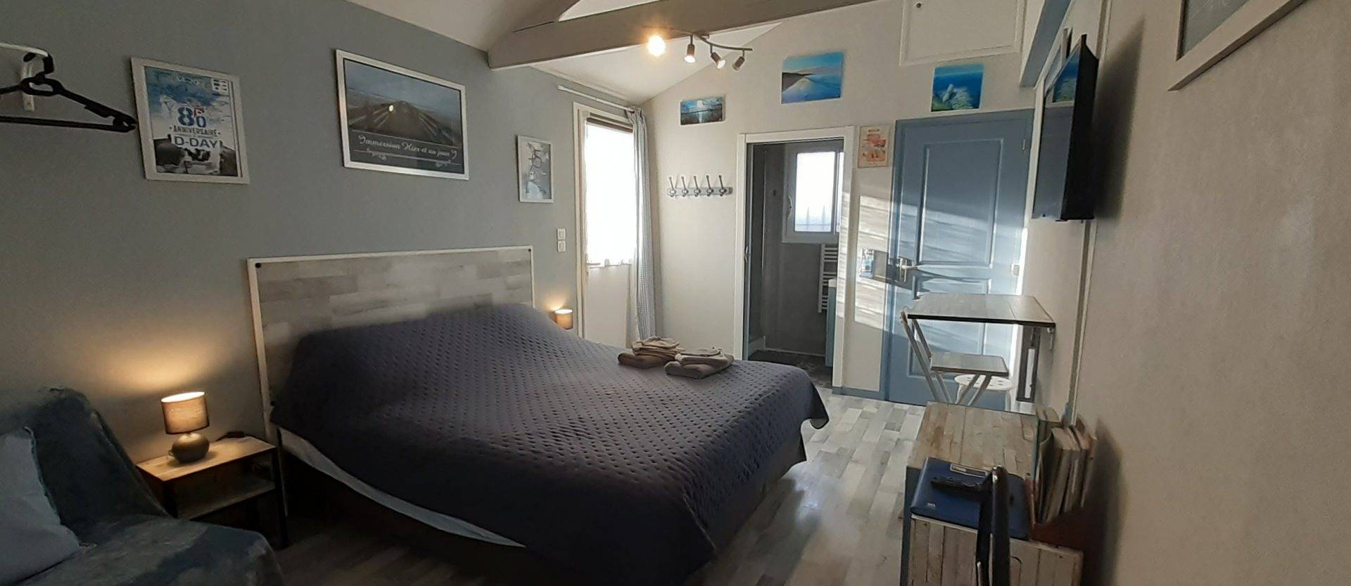 Chambre Hier et au jour J à la Pointe du Hoc - Omaha - Chambre in Saint-Benoît-de-l'Aure, Région de Bayeux