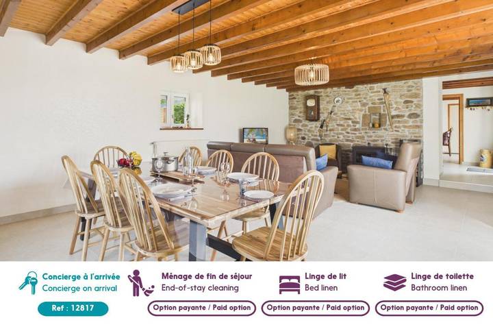 Location de vacances pour 7 personnes, avec terrasse et jardin à Plouider - 3