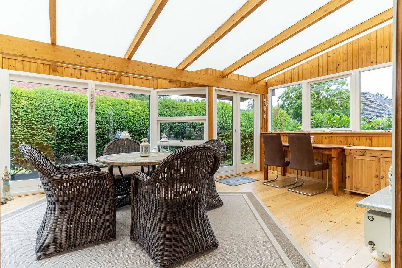 Ganze Wohnung, Gemütliche und große Erdgeschoßwohnung mit Wintergarten im Ortsteil Bad in St. Peter-Bad, St. Peter-Ording