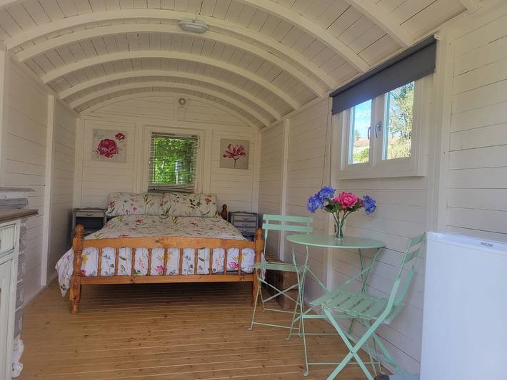 Chalet pour 2 personnes, avec Terrasse ainsi que Jardin et Vue
