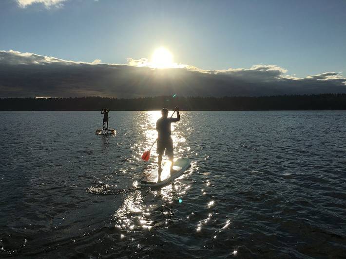 Vacation rental for 4 people, with balcony and yard in Bellevue