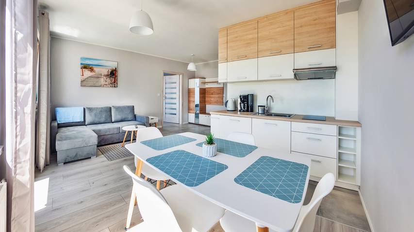 Ferienwohnung für 4 Personen, mit Balkon und Sauna in Swinemünde