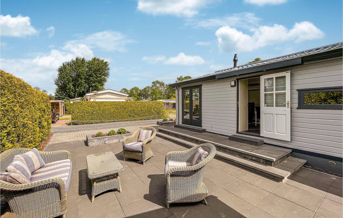Mobile Home for 4 people with terrace in Franekeradeel, North Sea Netherlands