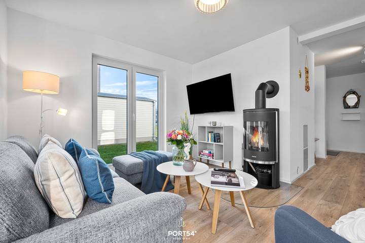 Ferienwohnung für 4 Personen, mit Ausblick und Garten sowie Sauna in Kappeln