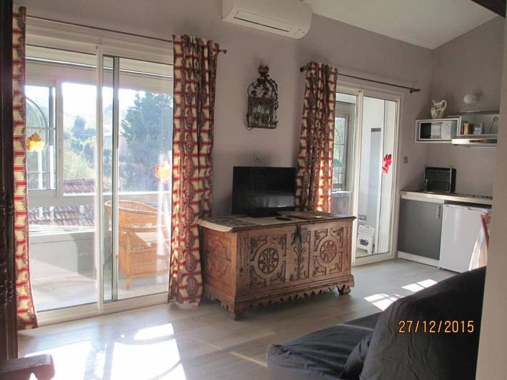 Appartement de vacances pour 3 personnes, avec jardin et vue
