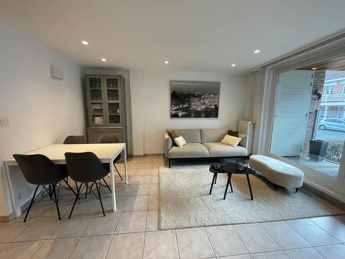 Gîte pour 3 personnes, avec jardin et terrasse, animaux acceptés dans Coxyde-les-Bains