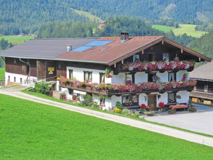 Ferienwohnung für 4 Personen, mit Balkon und Garten in Steinberg am Rofan