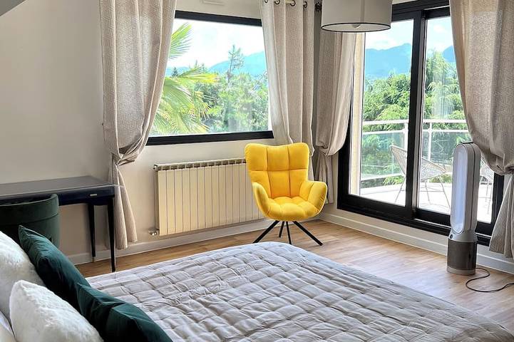 Villa pour 8 personnes, avec jardin ainsi que sauna et jacuzzi à Veyrier-du-Lac - 3