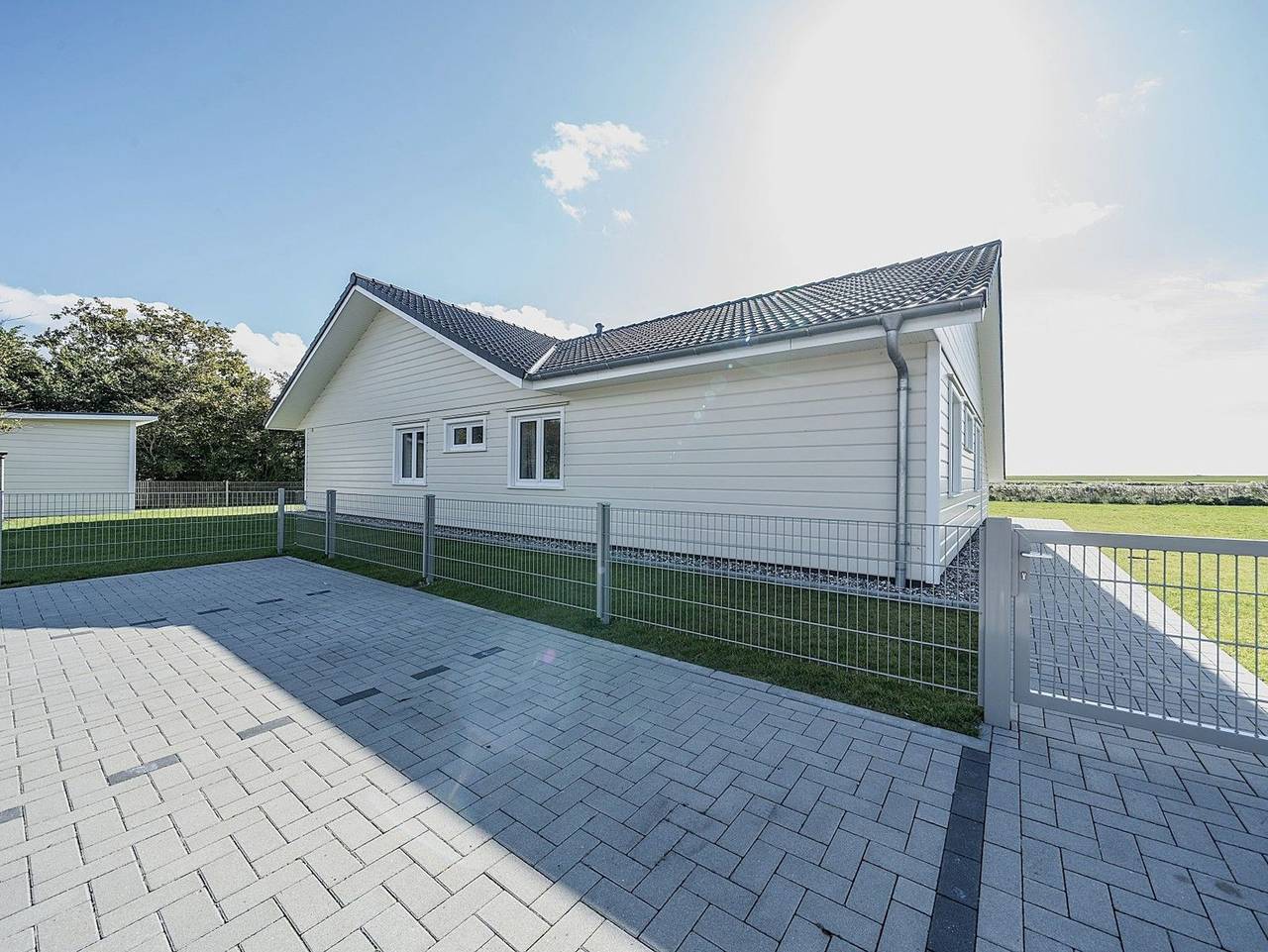 Nordseehaus für Gruppen - hell, modern, komfortabel - Dag-271 - Exklusives Holzhaus mit Sauna und Garten in Dagebüll, Nordfriesland