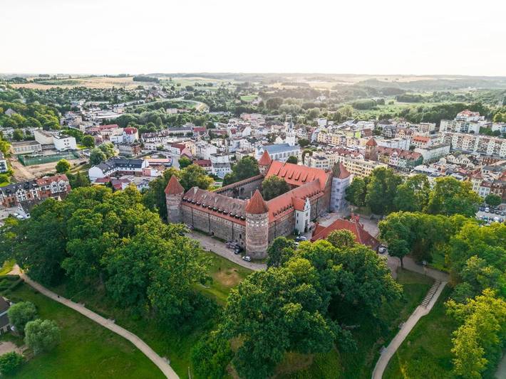 Hotel dla 2 osób, z widok i ogród w Bytów