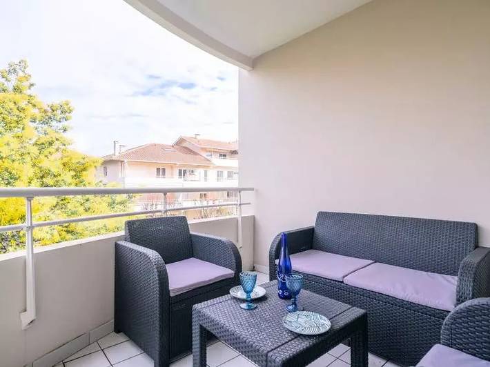 Gîte pour 2 personnes, avec terrasse dans Golf Biarritz Le Phare - 2