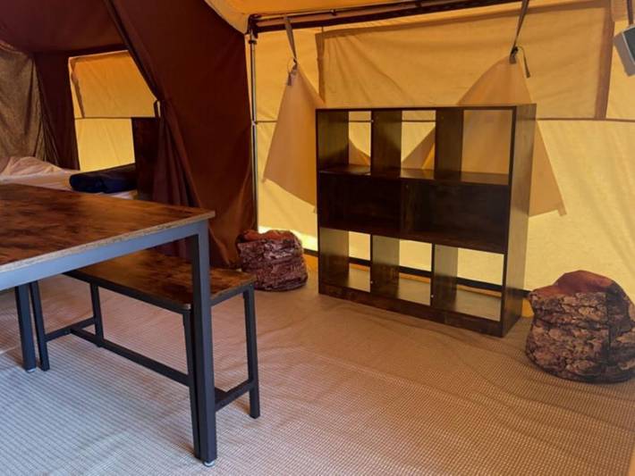 Tente pour 4 personnes, avec sauna et bassin pour enfant en Ardèche - 4
