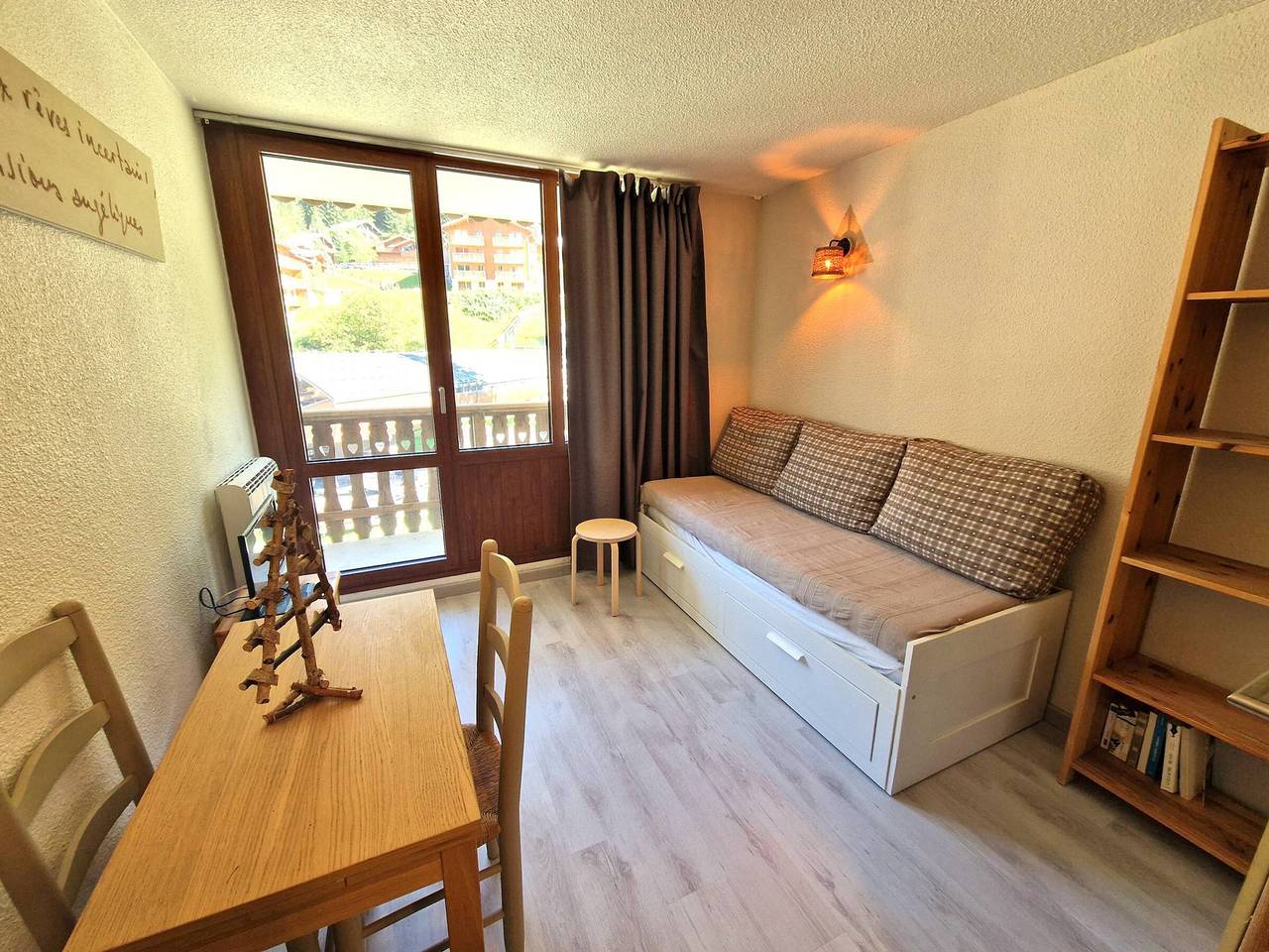 Studio entier, Studio chaleureux 4 pers avec balcon, idéal station Valfréjus in Valfréjus, Modane