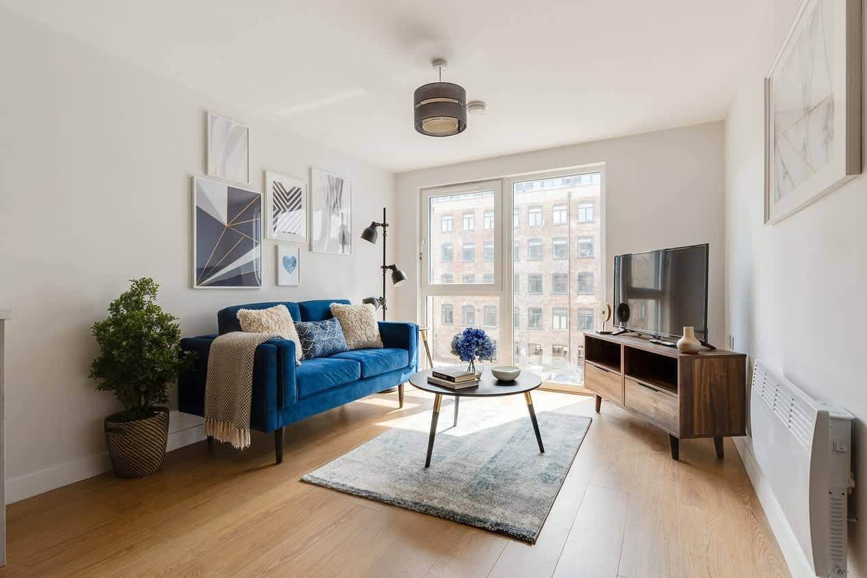 Ganze Wohnung, Modern 1 Bed Flat in a Converted Mill w Parking in Leeds, Westliches Yorkshire