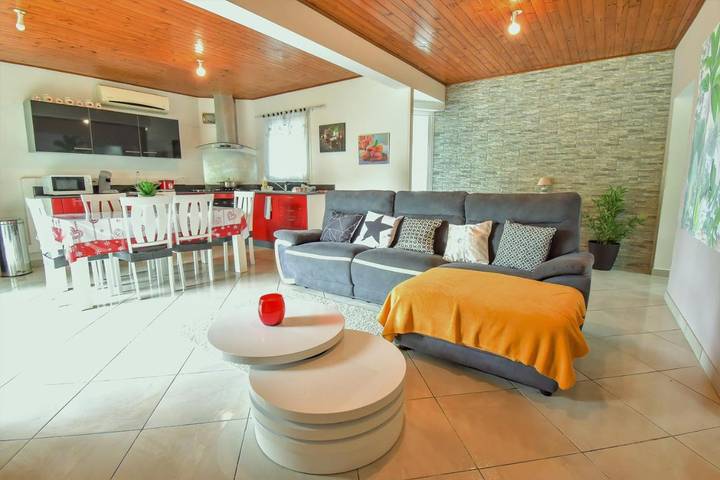 Maison de vacances pour 4 personnes, avec vue et jardin