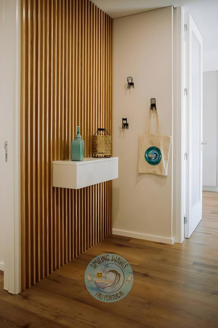 Hel lägenhet, Smiling Waves Apartment with Shared Pool, Private Rooftop Terrace, and Wi-Fi in Fão, Parque Natural do Litoral Norte