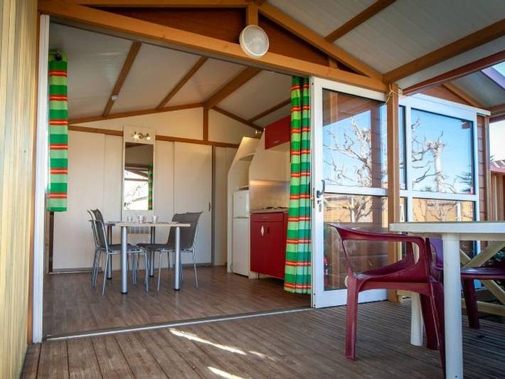 Camping La Maïre - Chalet 4 personen - Cocoon 4 Personen 2 Zimmer 24m² in Sérignan, Mittelmeerküste (Frankreich)