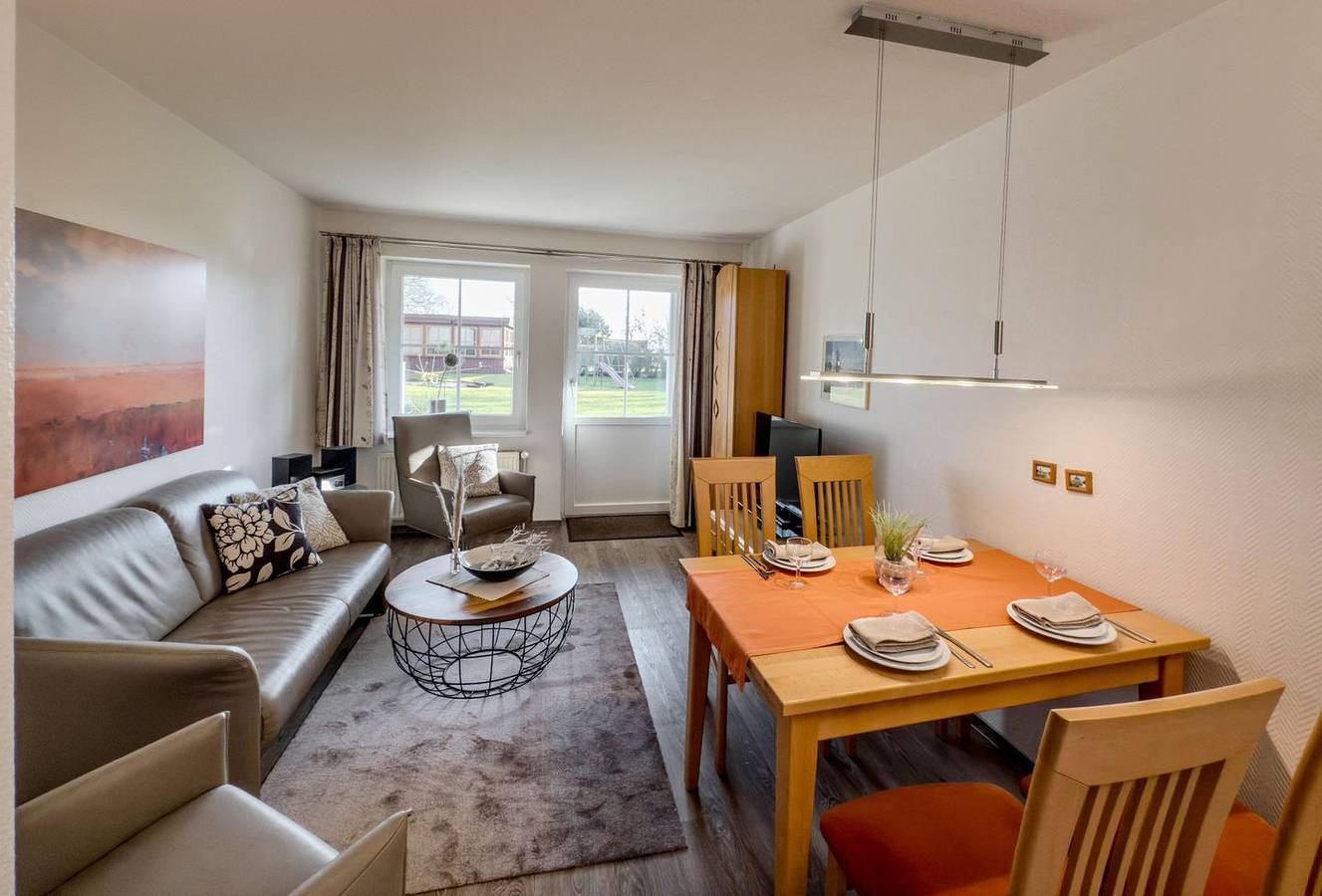 Appartement entier, Landhaus Voss Wohnung 1: Komfortable Ferienwohnung mit Terrasse auf Fehmarn in Est de Fehmarn, Fehmarn