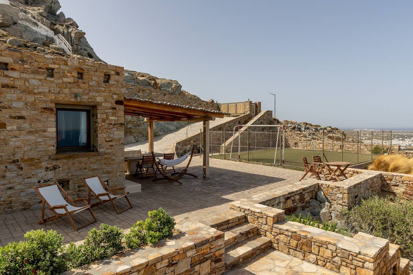 Ferienhaus für 5 Personen mit Ausblick in Kykladen