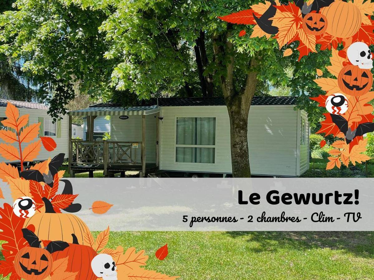 Le Gewurz - Bungalow climatisé avec Tv pour 5 in Boofzheim, Région de Sélestat-Erstein