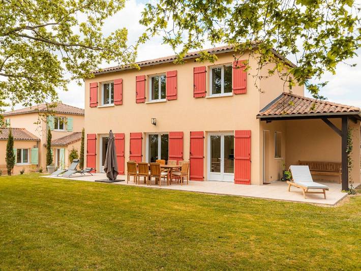 Maison de vacances pour 8 personnes, avec terrasse à Vasles
