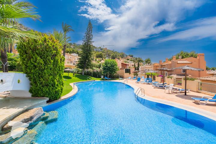 Bungalow für 6 Personen, mit Kinderpool und Meerblick sowie Terrasse, mit Haustier an der Costa Blanca - 2