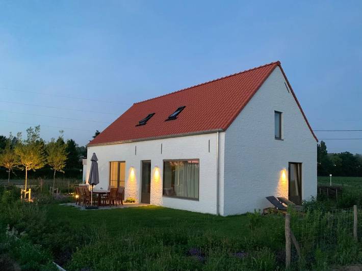 Maison de vacances pour 8 personnes, avec Terrasse ainsi que Jardin et Vue à Kortemark