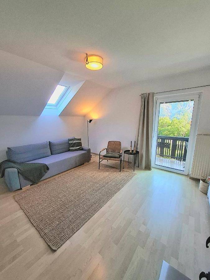 Ferienwohnung für 4 Personen, mit Balkon und Garten sowie Ausblick