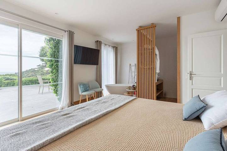 Villa pour 10 personnes, avec Balcon et Terrasse ainsi que Jardin et Piscine dans l'Escalet - 4