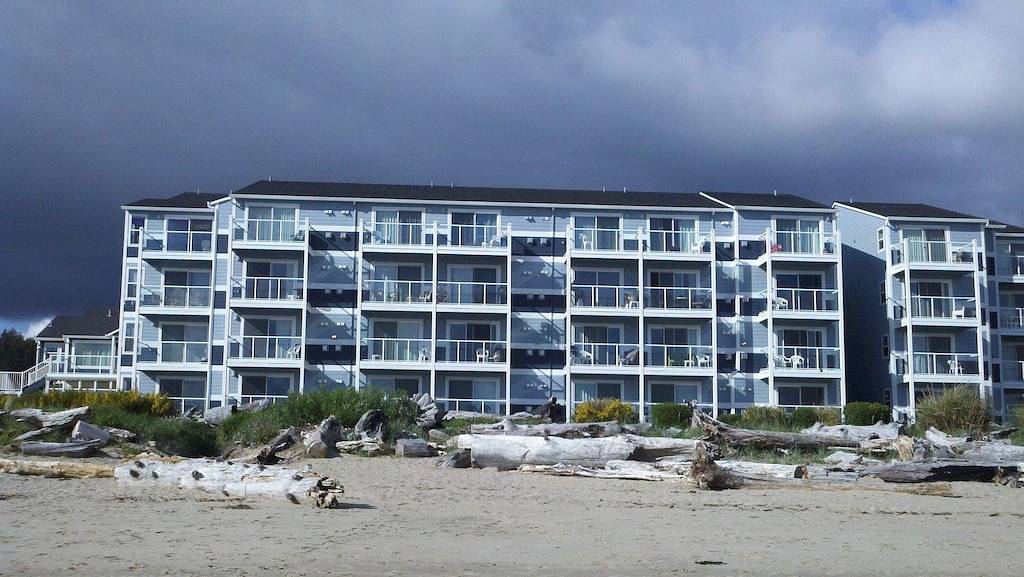 Ganze Wohnung, Schöne am Strand, Siletz Bay-Front Lincoln City, Eigentumswohnung, Wireless-Lan, Ozean-Blick auf die Bucht in Lincoln City, Lincoln County (OR)