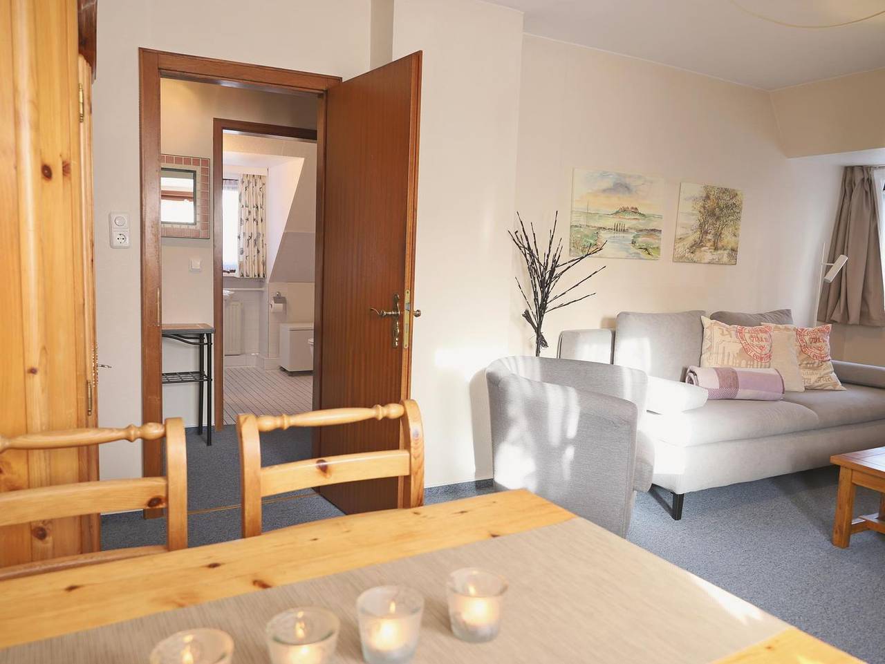 Ganze Wohnung, 2-Zimmer-Ferienwohnung „Amrum“ in Westerland – Strandnah, hundefreundlich in Westerland, Sylt (Gemeinde)