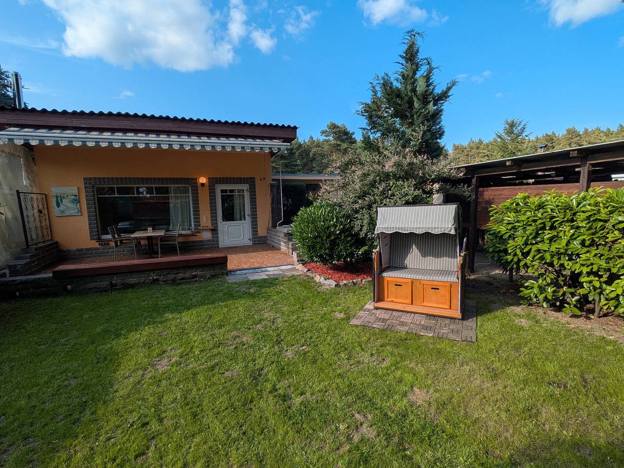 Ferienhaus 'Am Rande der Lewitz' mit Seeblick, Wlan und Klimaanlage in Lewitzrand, Ludwigslust-Parchim
