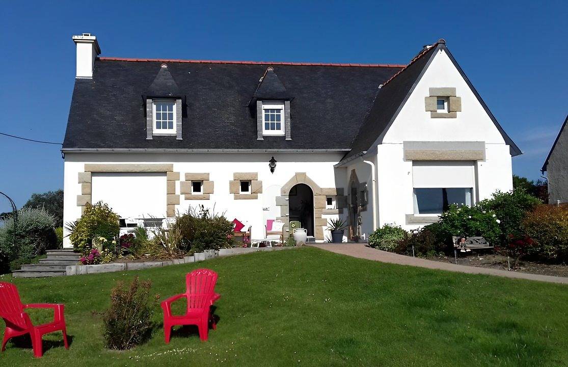 Belle néo bretonne avec sa vue mer, à 500 m du Gr 34 - Chambre 2 in Pleubian, Côte de Granit Rose