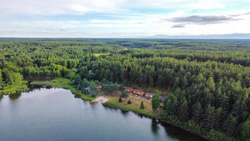 Camping für 4 Personen, mit Seeblick und Ausblick sowie Sauna und Garten, mit Haustier in Pommern - 3