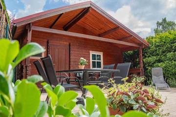 Lodge für 5 Personen, mit Garten und Seeblick sowie Ausblick, mit Haustier in Swinemünde