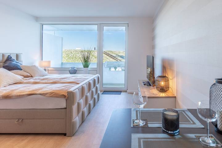 Ferienwohnung für 2 Personen, mit Pool und Sauna sowie Balkon in Cuxhaven (Stadt)