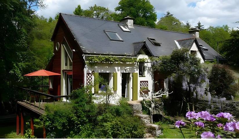 Location de vacances pour 5 personnes, avec jardin à Malansac
