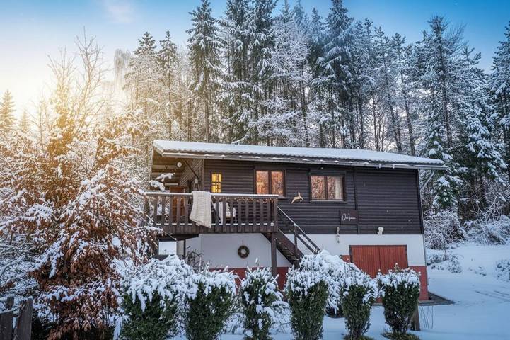 Chalet pour 4 personnes, avec jardin
