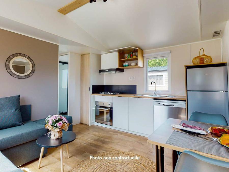 Camping Siblu Les Rives de Condrieu - Funpass inclus - Mobilhome 6 personas - Essential 2bed 6p Signature Clim in Condrieu, Parque Natural Regional de Pilat