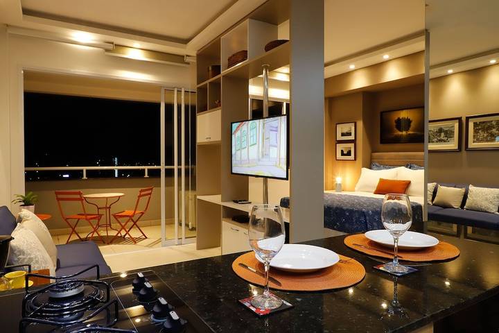 Gîte pour 4 personnes, avec jacuzzi et sauna ainsi que balcon et piscine à Belém - 4