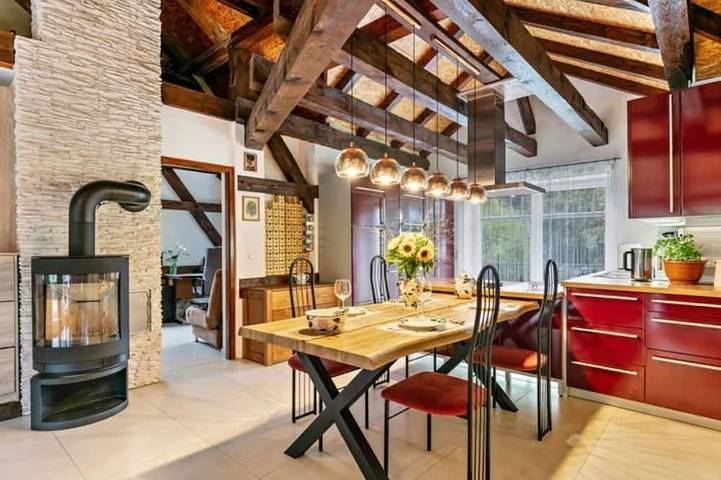 Ferienwohnung für 3 Personen, mit Balkon und Garten