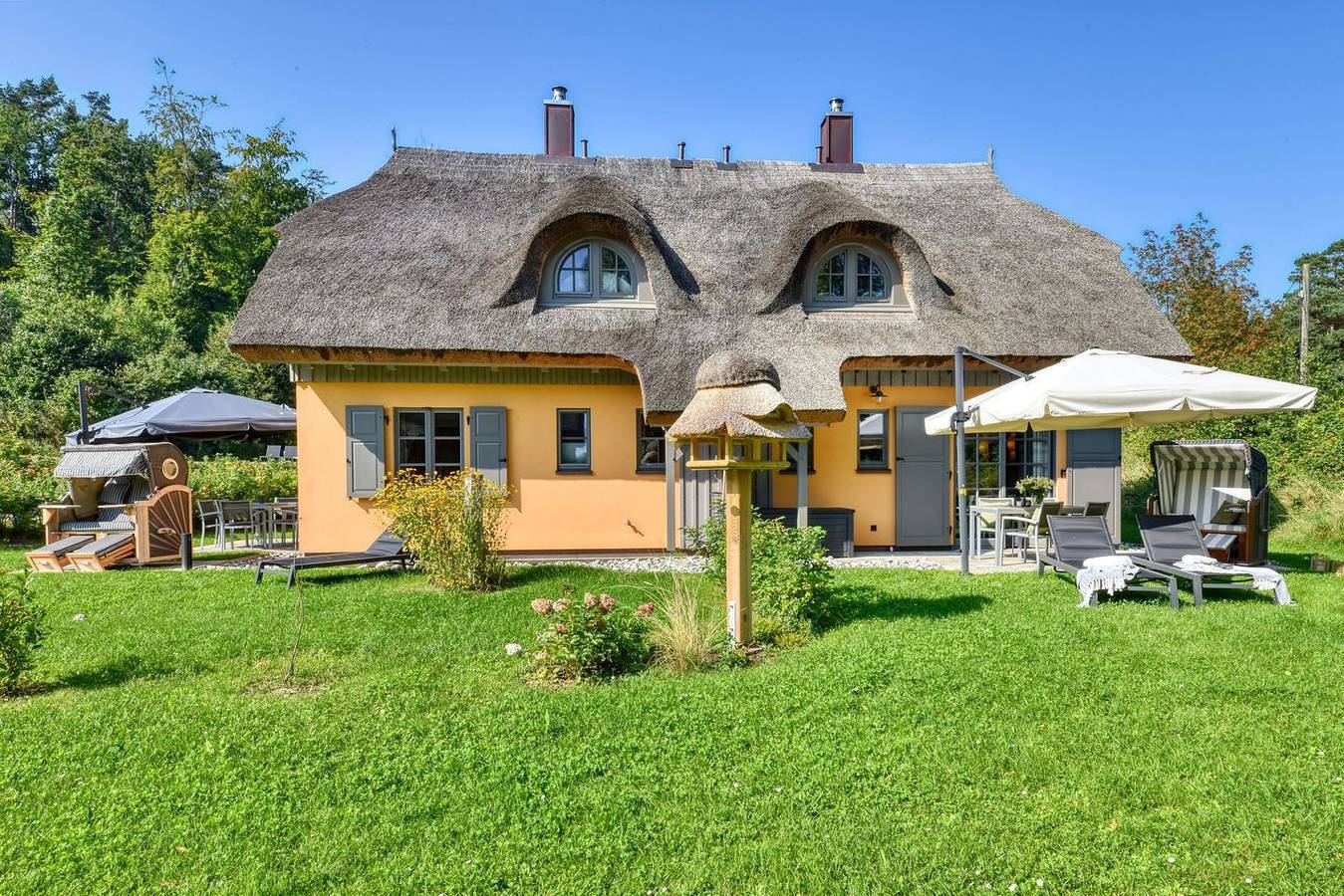 Neu gebaut, modern, exklusiv – das beschreibt das Feriendorf Klein Stresow in Klein Stresow, Putbus